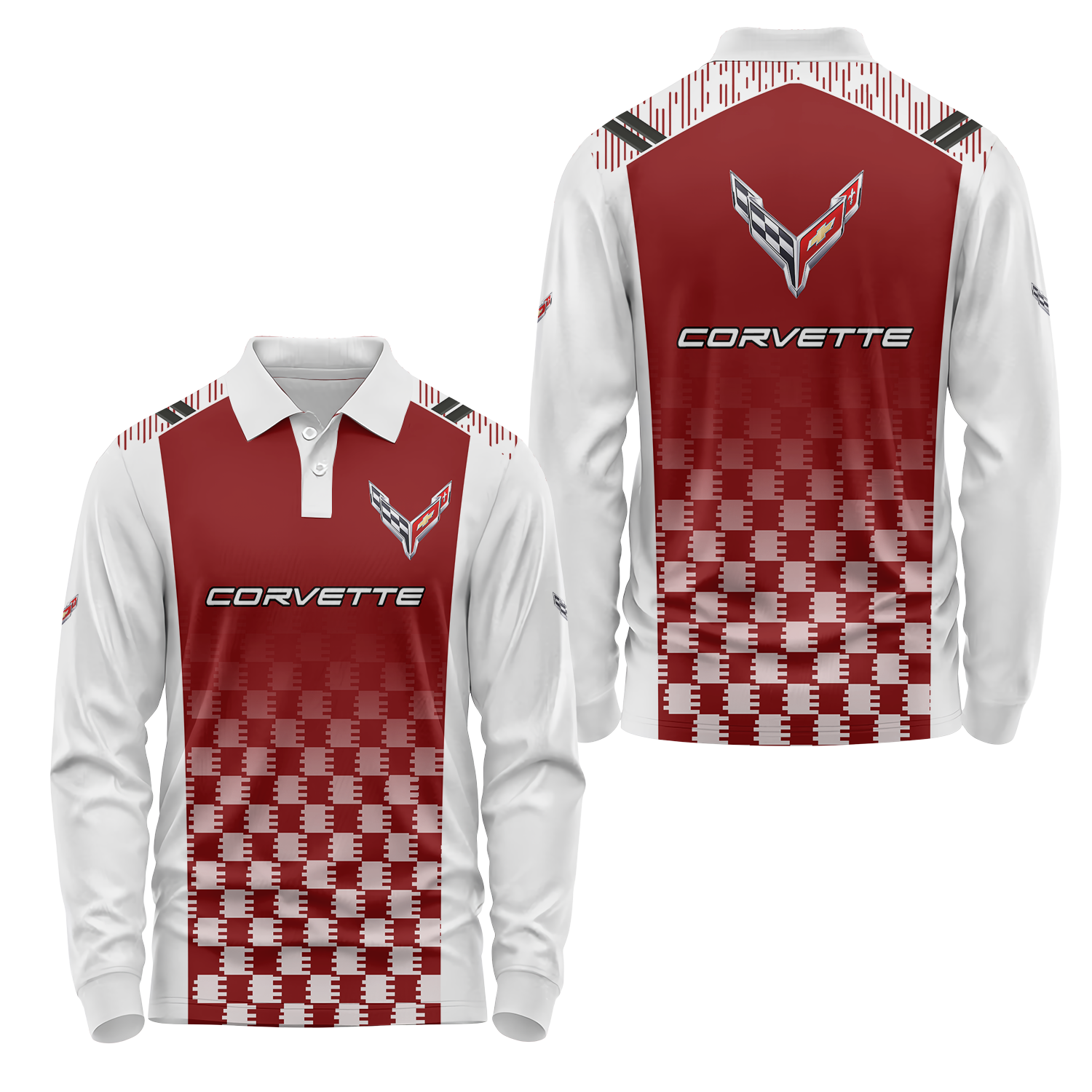 Corvette Long Sleeve Polo USPL371