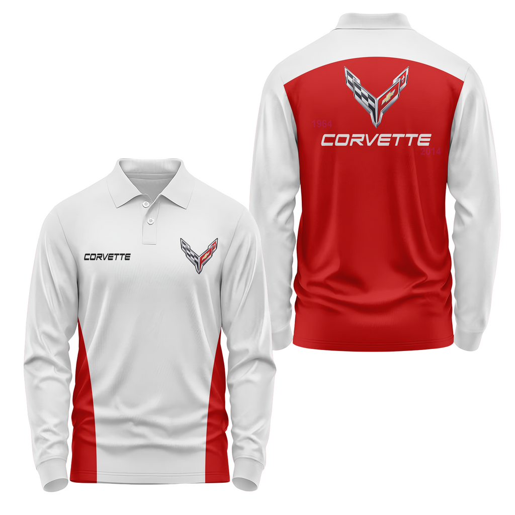 Corvette Long Sleeve Polo USPL380