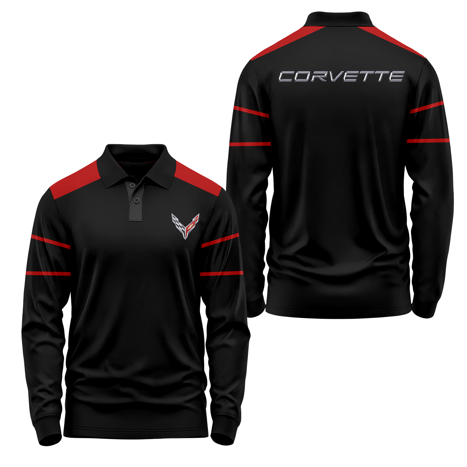 Corvette Long Sleeve Polo USPL378