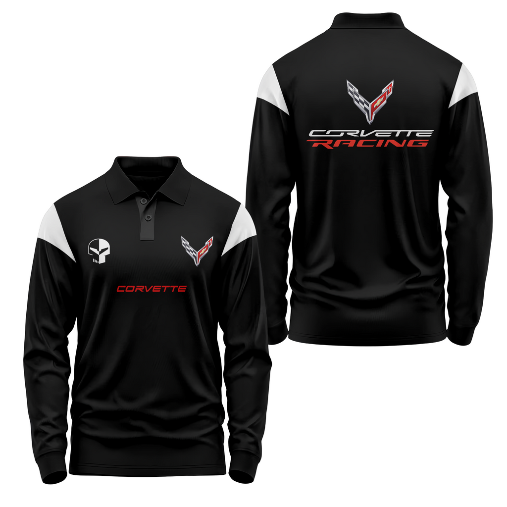 Corvette Long Sleeve Polo USPL379