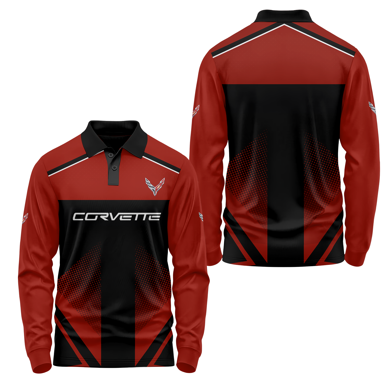 Corvette Long Sleeve Polo USPL369