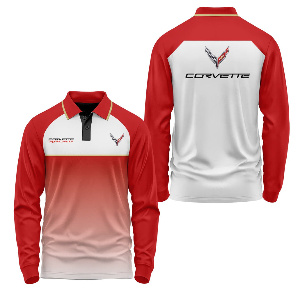 Corvette Long Sleeve Polo USPL407