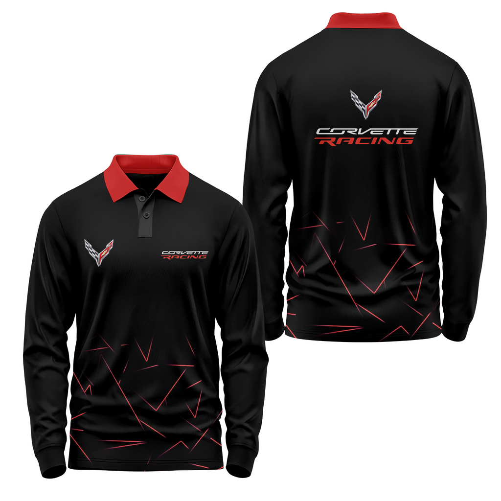 Corvette Long Sleeve Polo USPL393