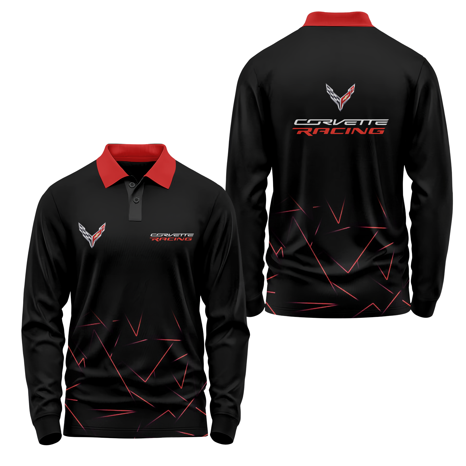 Corvette Long Sleeve Polo USPL393
