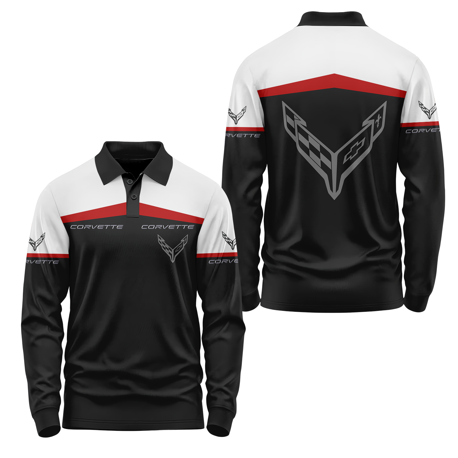 Corvette Long Sleeve Polo USPL391
