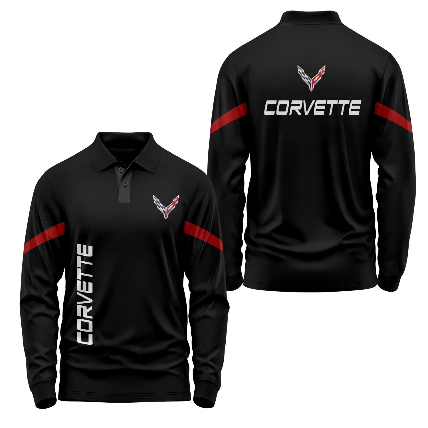 Corvette Long Sleeve Polo USPL388