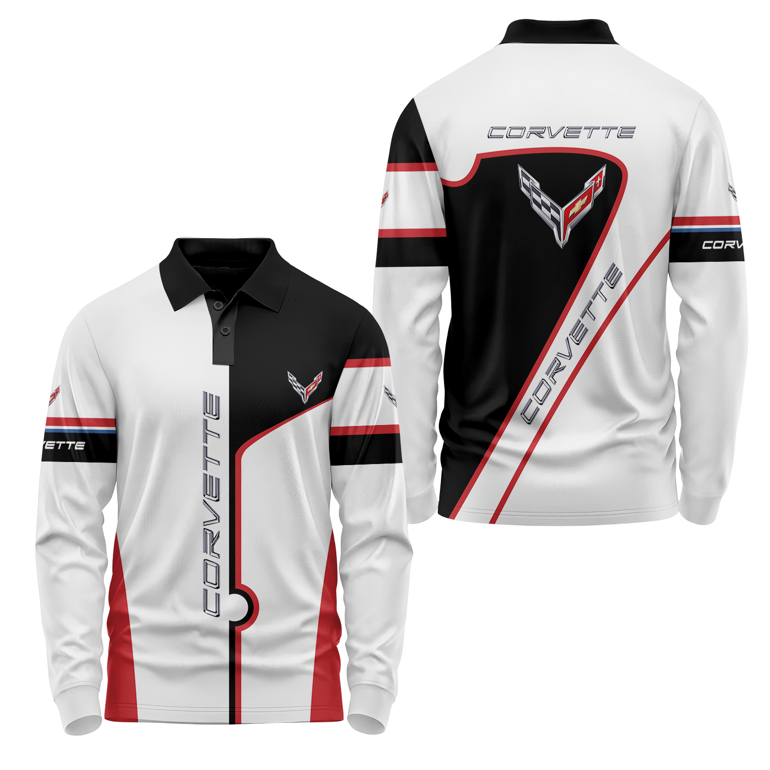 Corvette Long Sleeve Polo USPL400