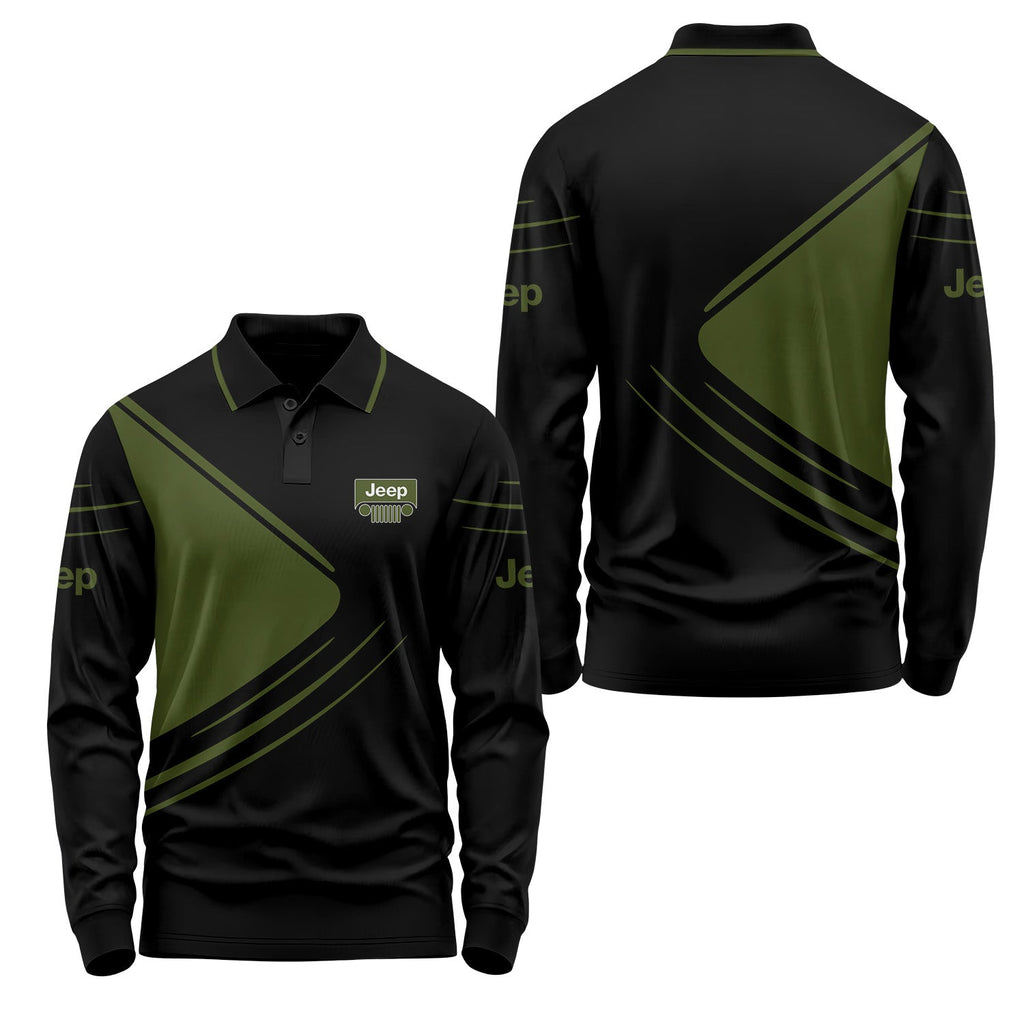 Jeep Long Sleeve Polo USPL412