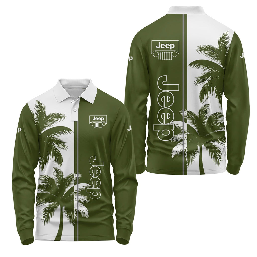 Jeep Long Sleeve Polo USPL423
