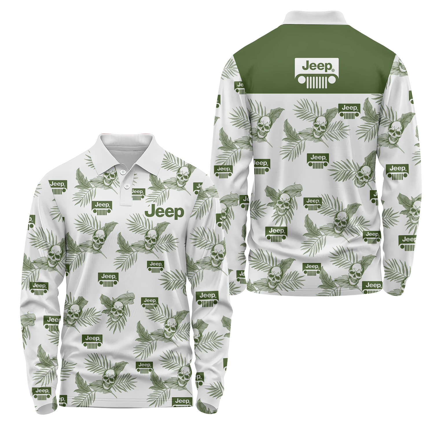Jeep Long Sleeve Polo USPL466