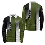 Jeep Long Sleeve Polo USPL477
