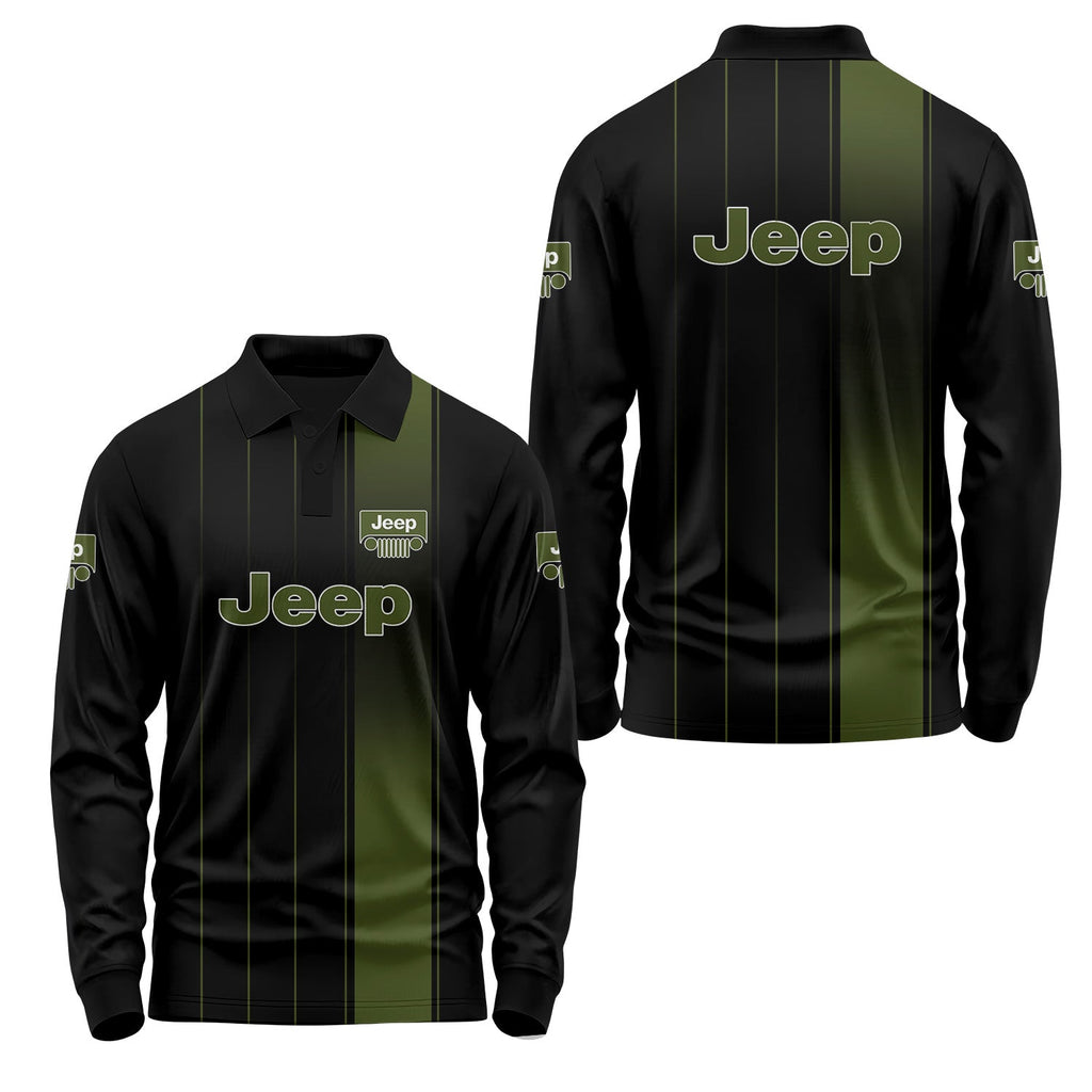 Jeep Long Sleeve Polo USPL480