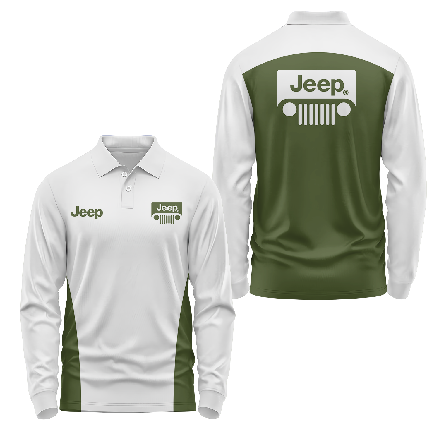 Jeep Long Sleeve Polo USPL460