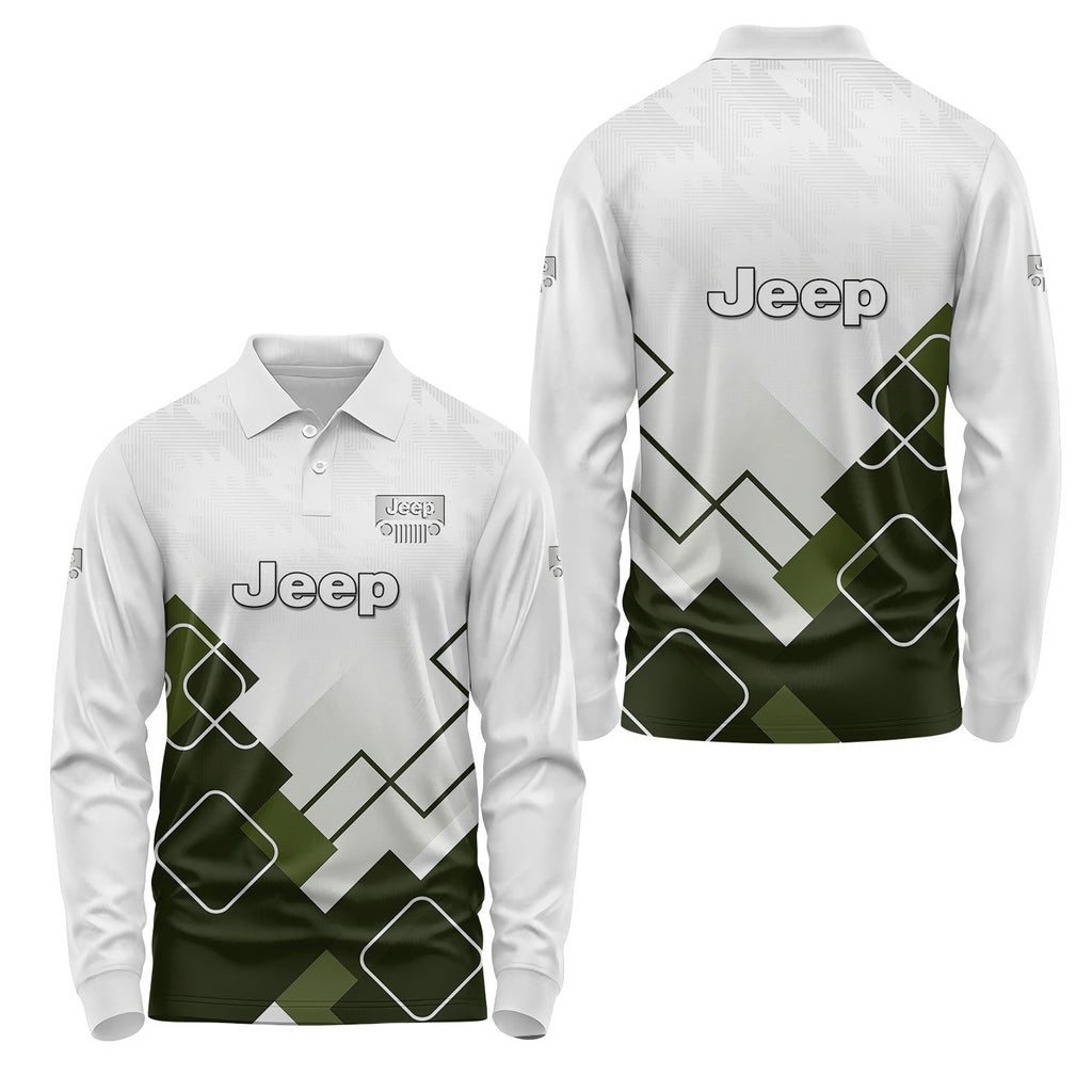Jeep Long Sleeve Polo USPL445