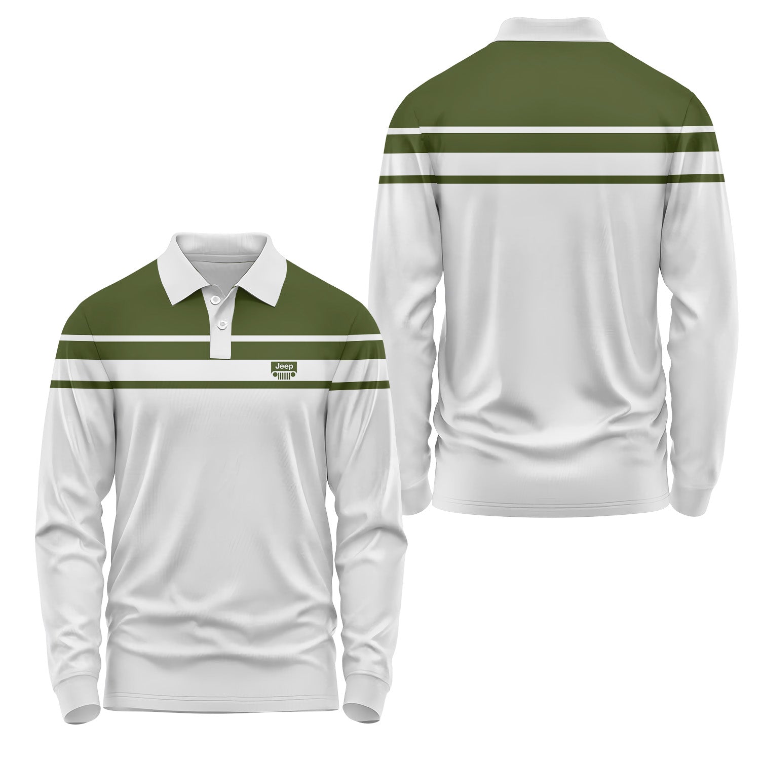 Jeep Long Sleeve Polo USPL476
