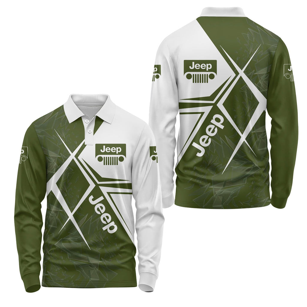 Jeep Long Sleeve Polo USPL421