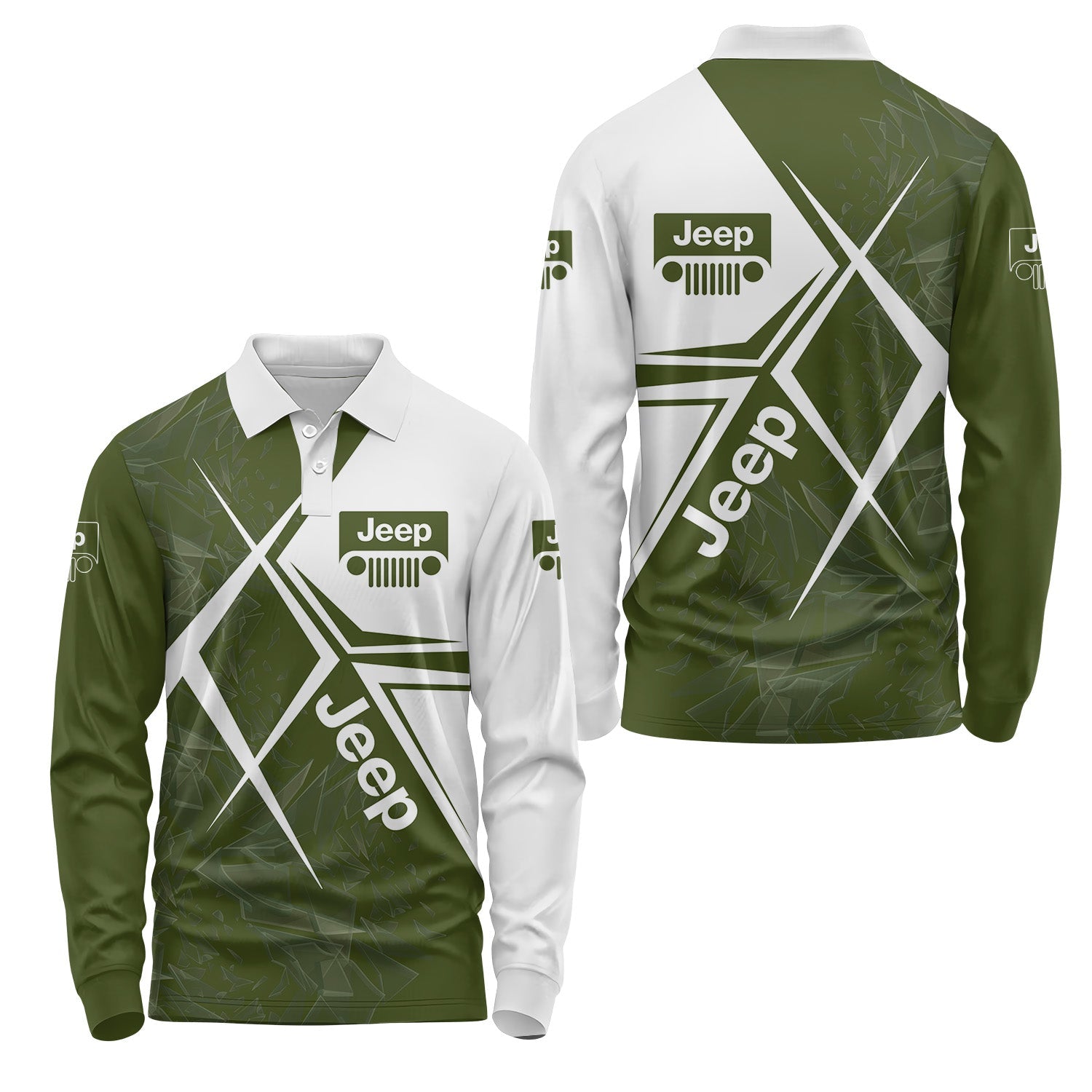 Jeep Long Sleeve Polo USPL421
