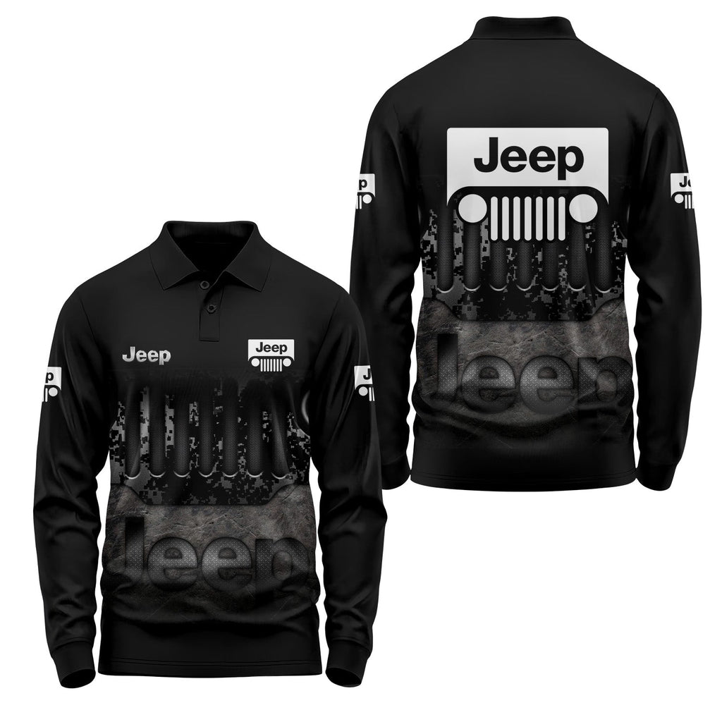Jeep Long Sleeve Polo USPL432