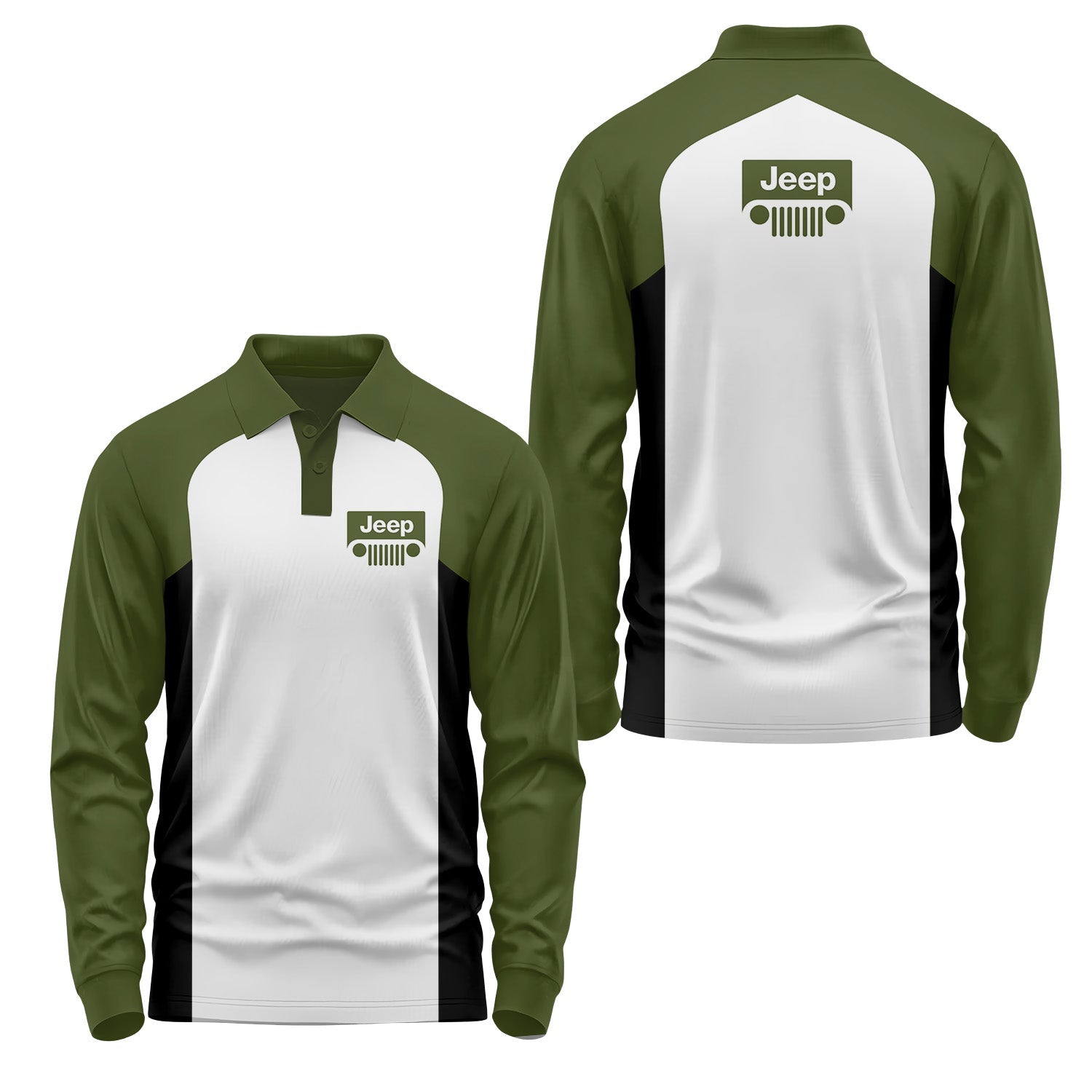 Jeep Long Sleeve Polo USPL465