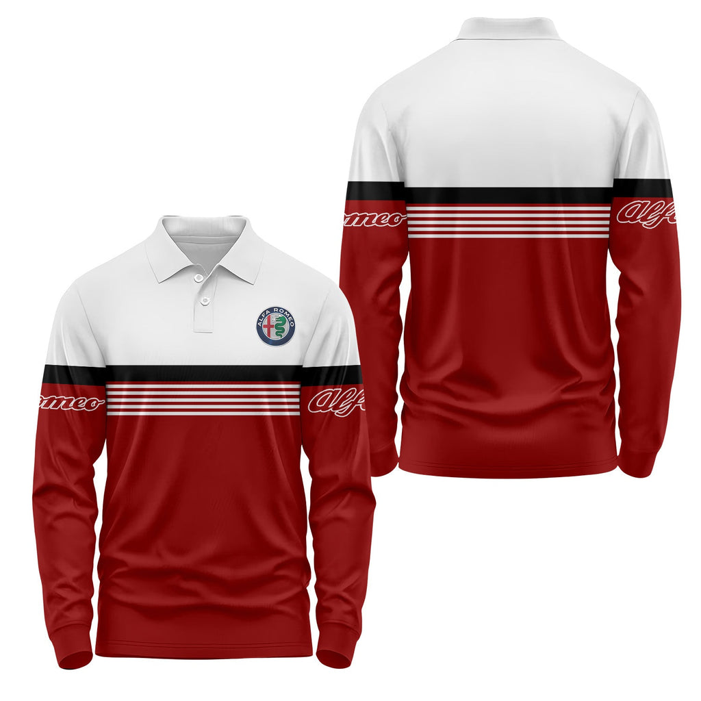 Alfa Romeo Long Sleeve Polo USPL605