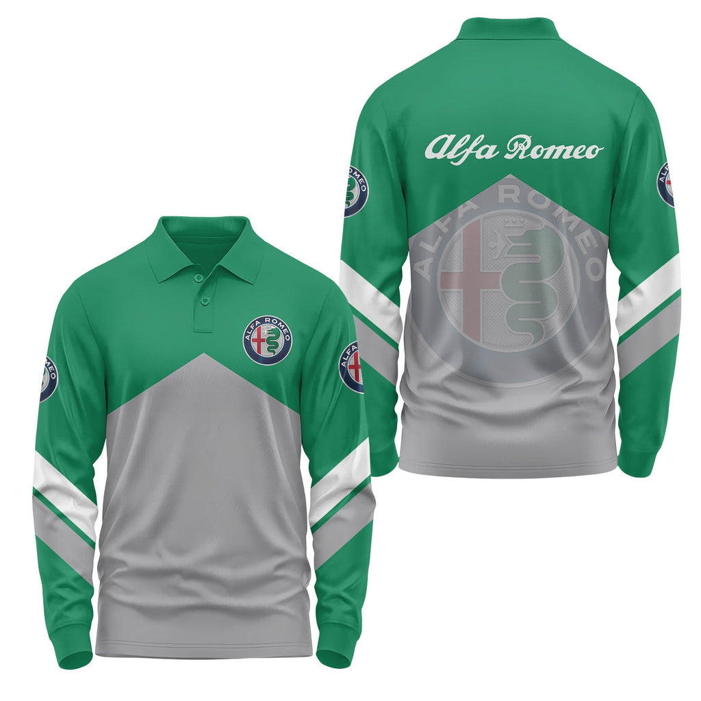 Alfa Romeo Long Sleeve Polo USPL604