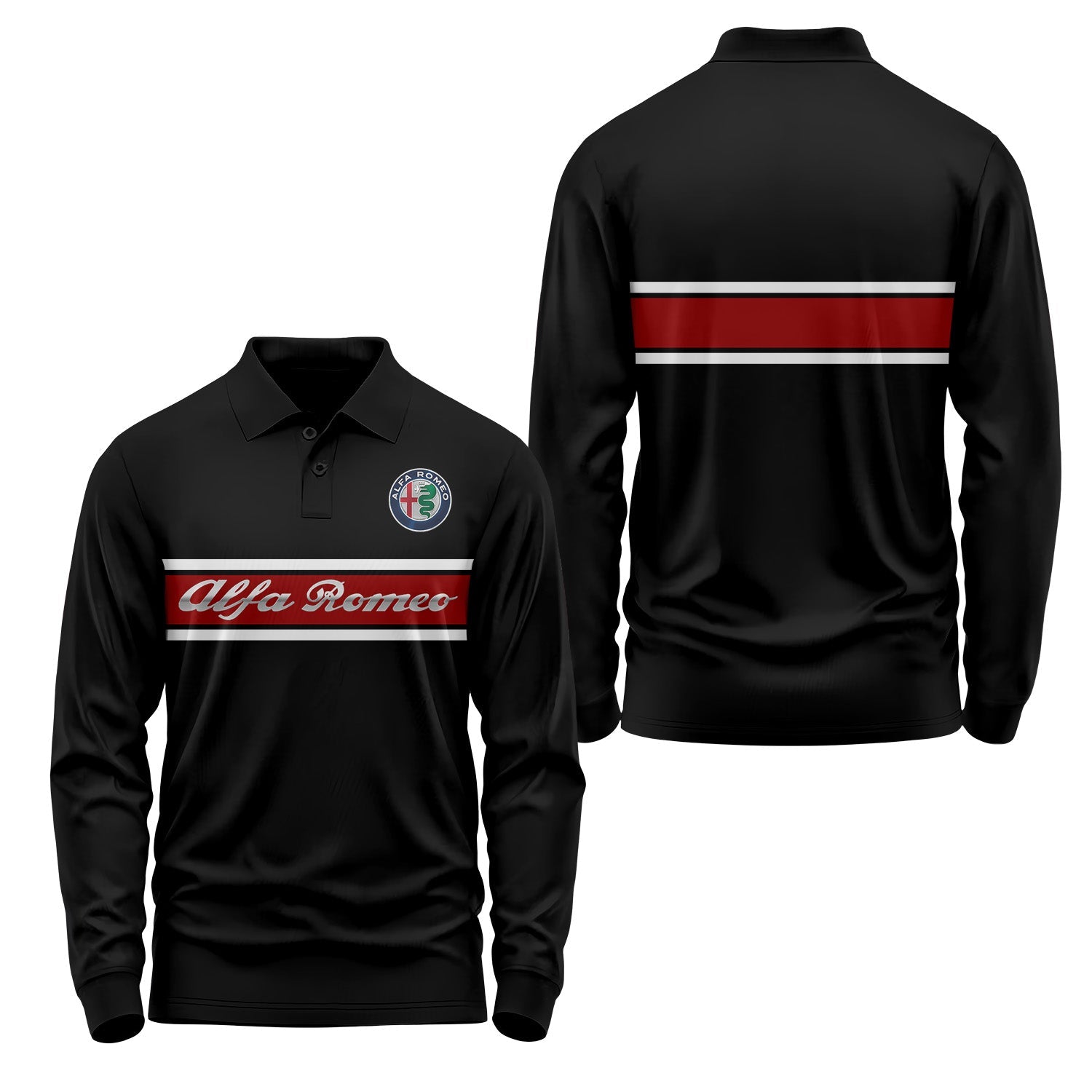 Alfa Romeo Long Sleeve Polo USPL601