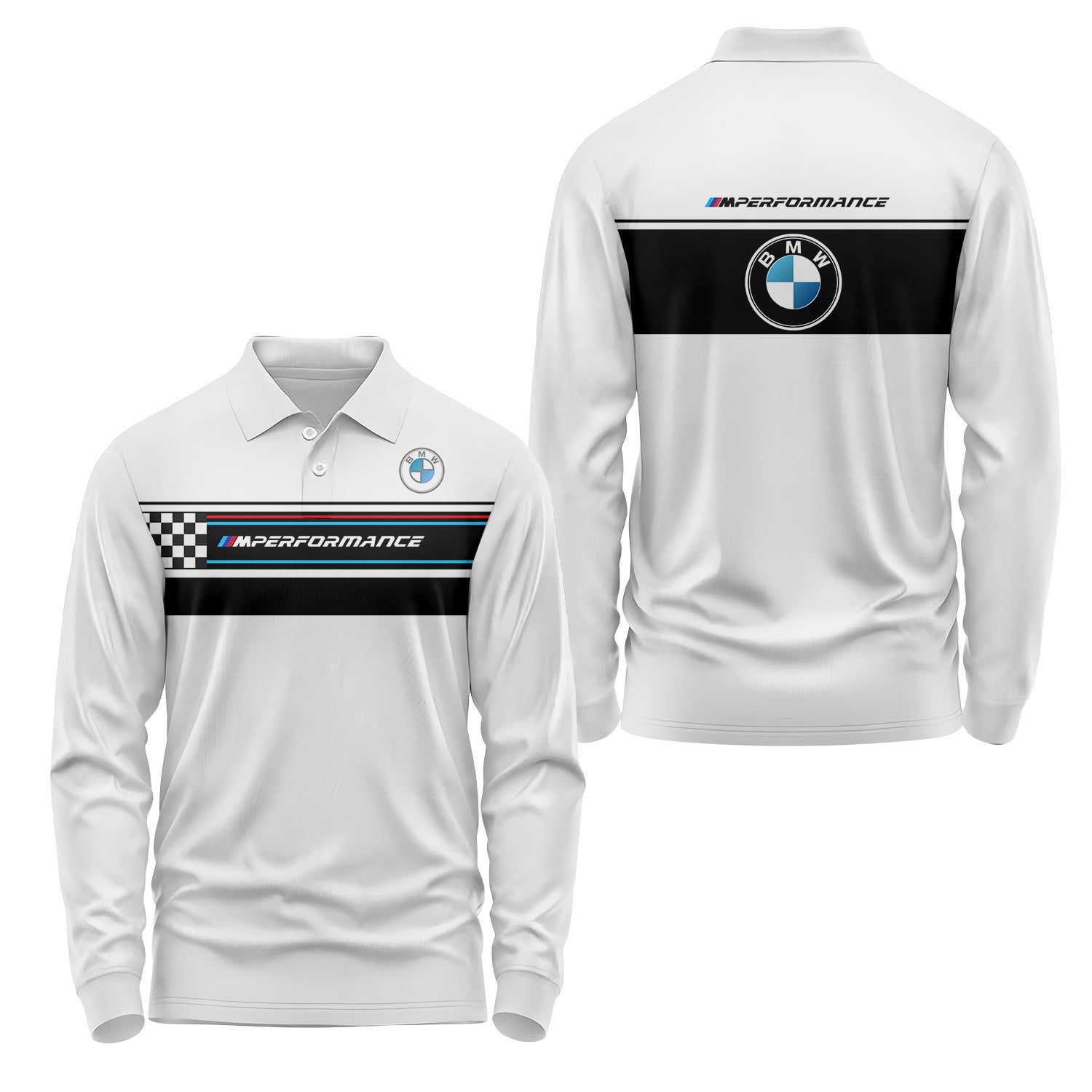 BMW Long Sleeve Polo USPL574