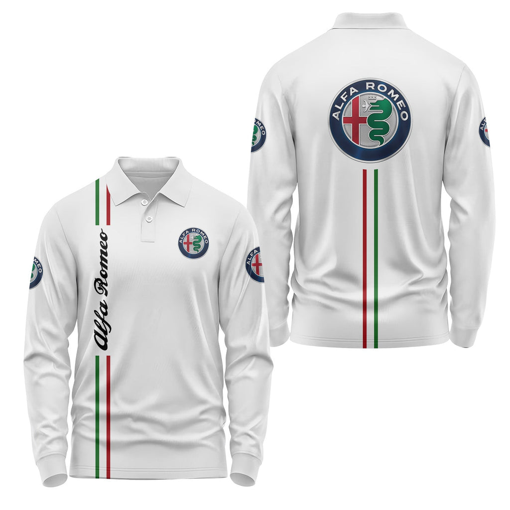 Alfa Romeo Long Sleeve Polo USPL648