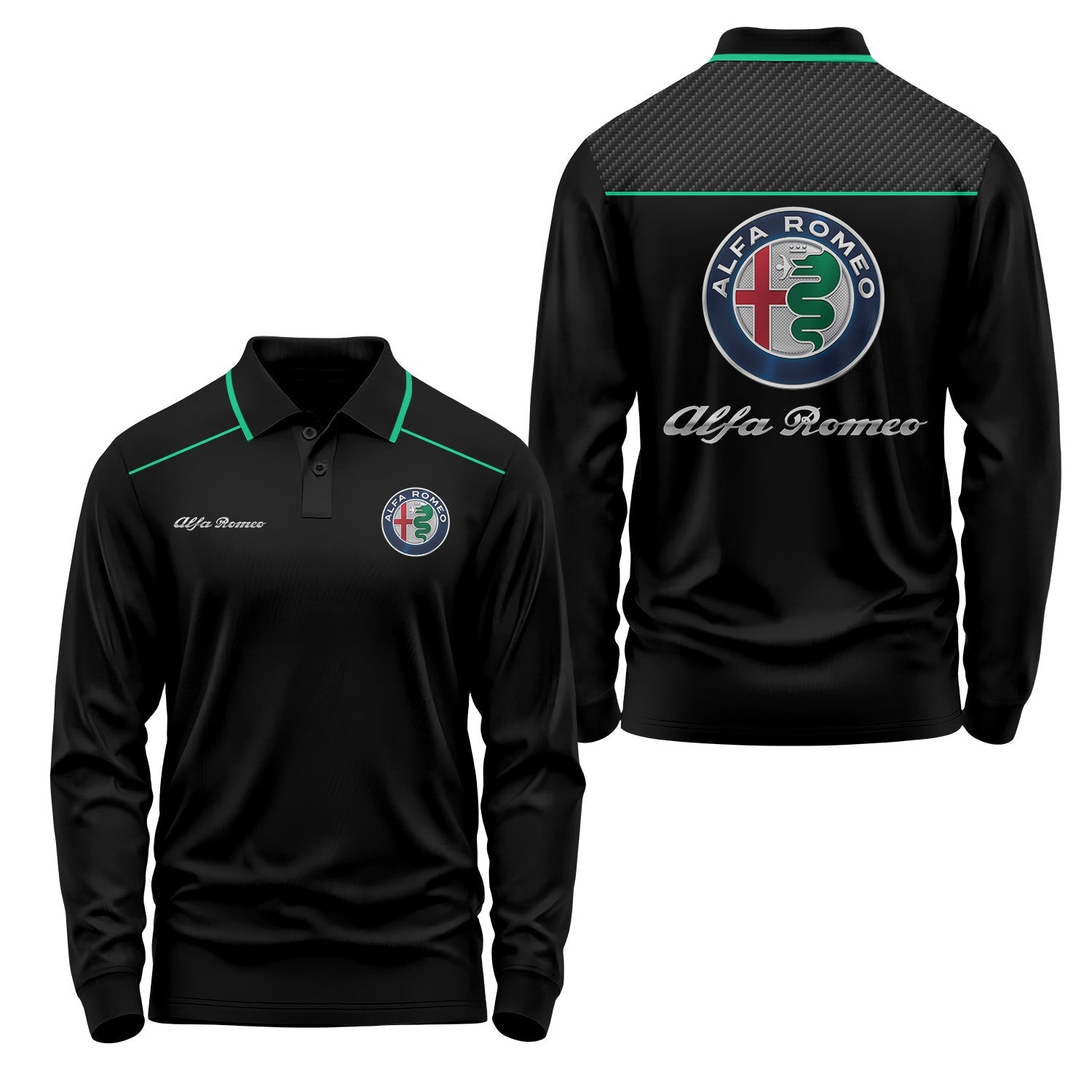 Alfa Romeo Long Sleeve Polo USPL654