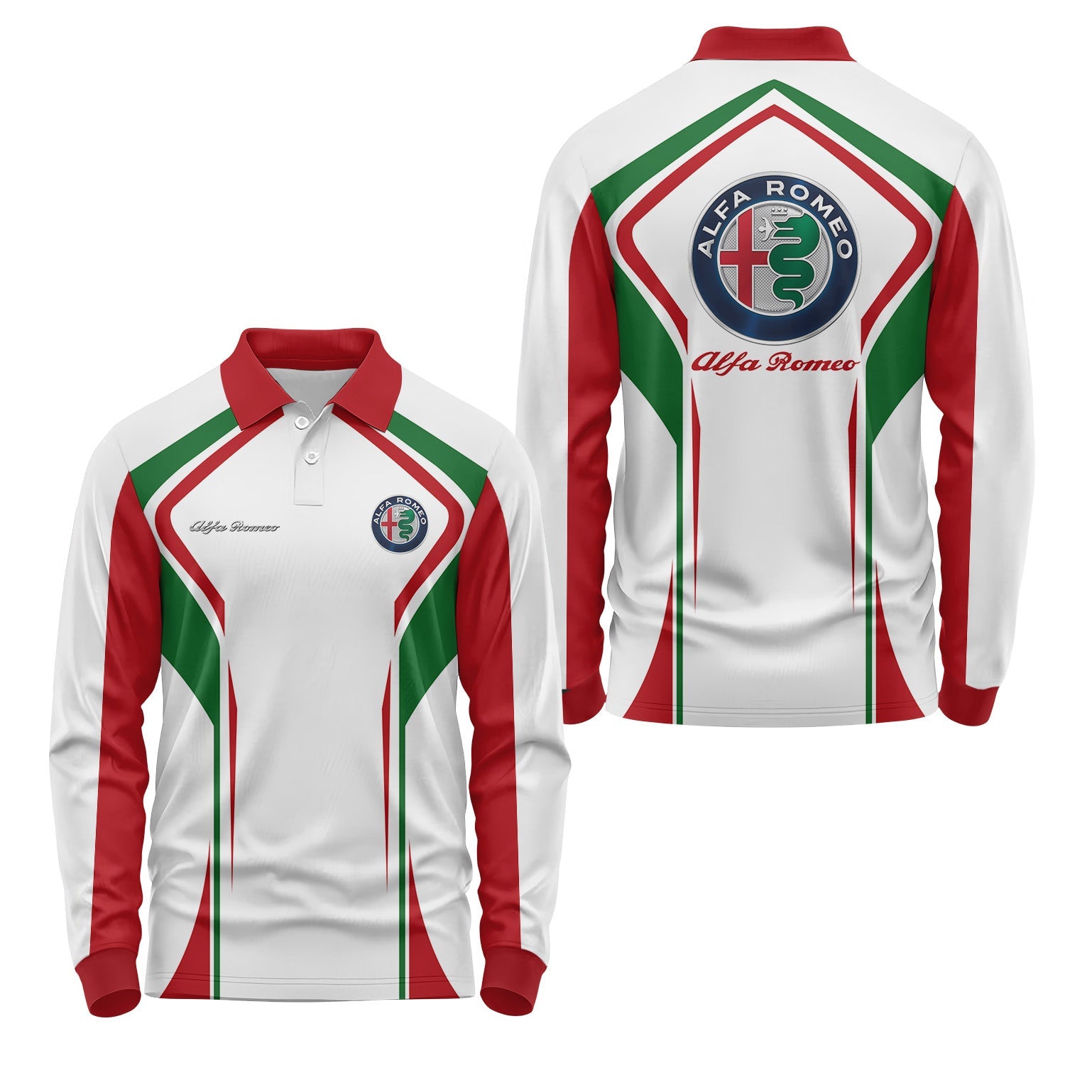 Alfa Romeo Long Sleeve Polo USPL636