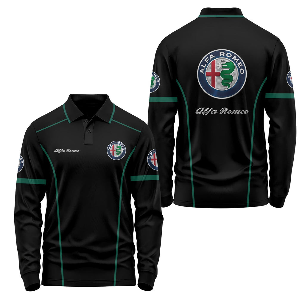 Alfa Romeo Long Sleeve Polo USPL644