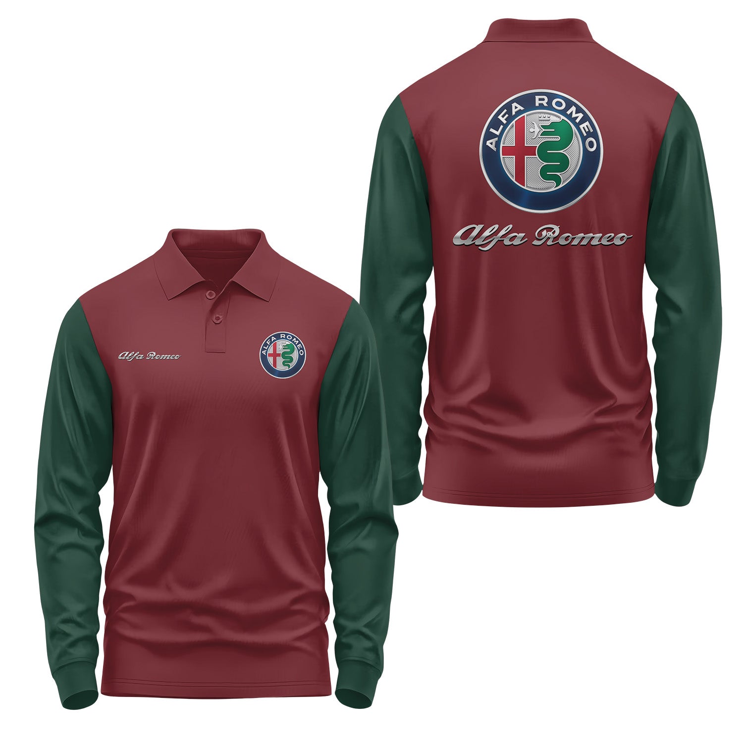 Alfa Romeo Long Sleeve Polo USPL638
