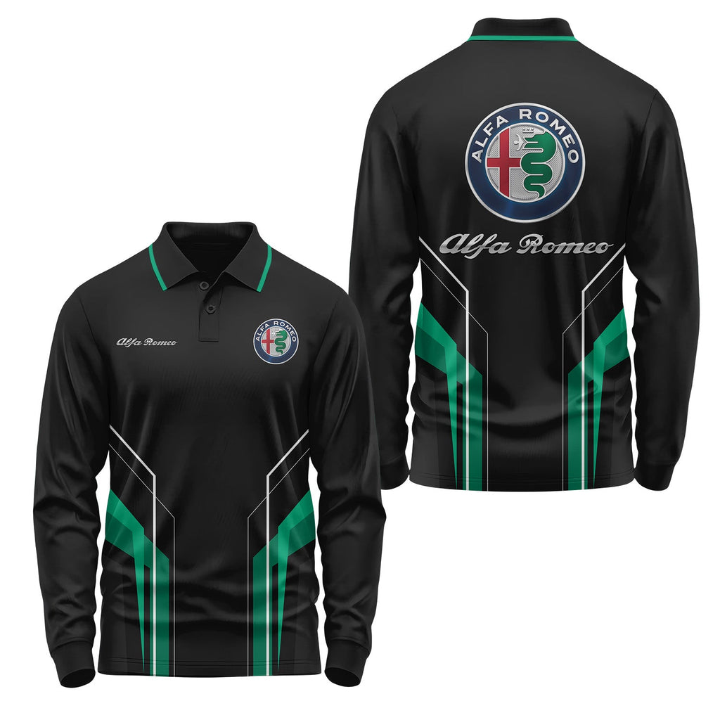 Alfa Romeo Long Sleeve Polo USPL653