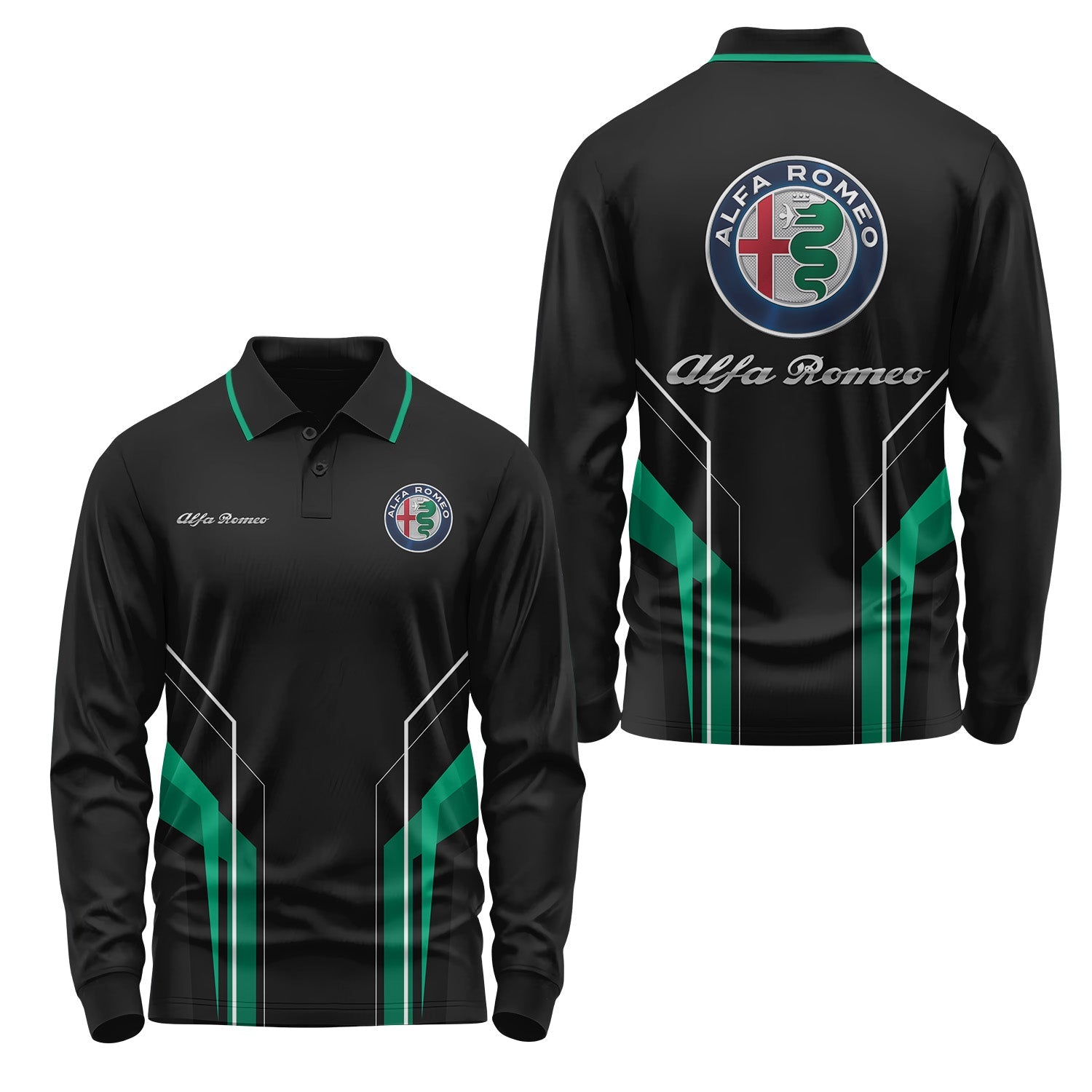 Alfa Romeo Long Sleeve Polo USPL653