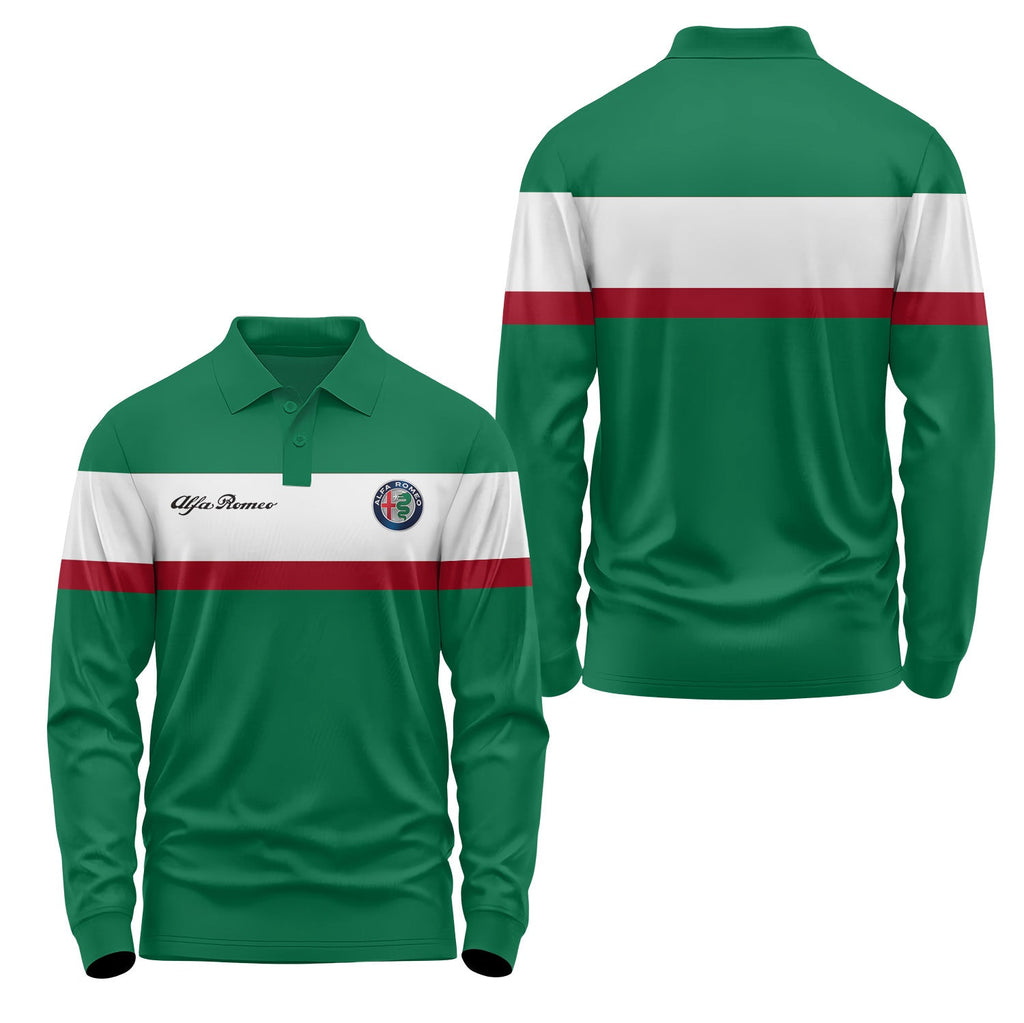 Alfa Romeo Long Sleeve Polo USPL647