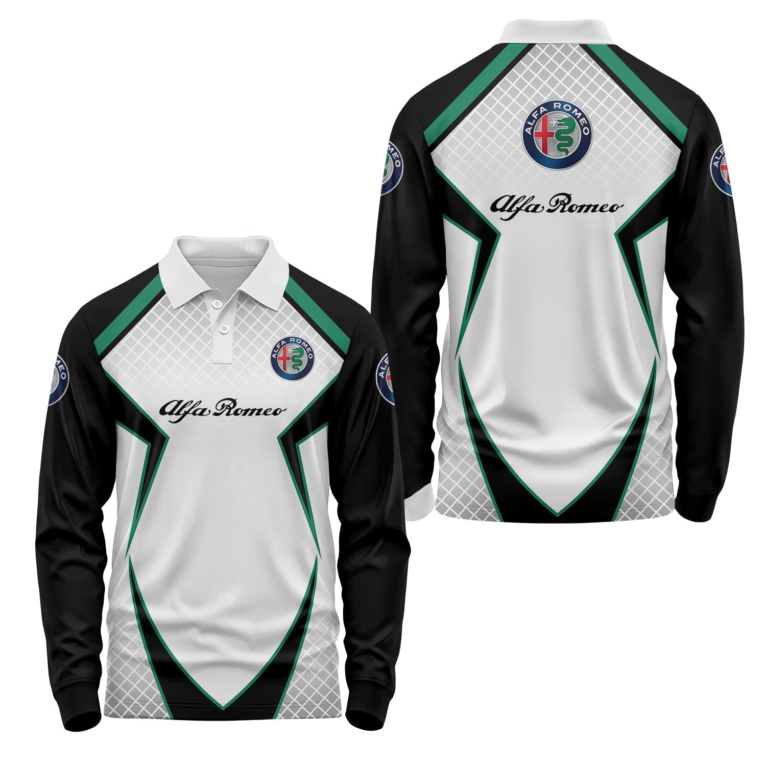 Alfa Romeo Long Sleeve Polo USPL641