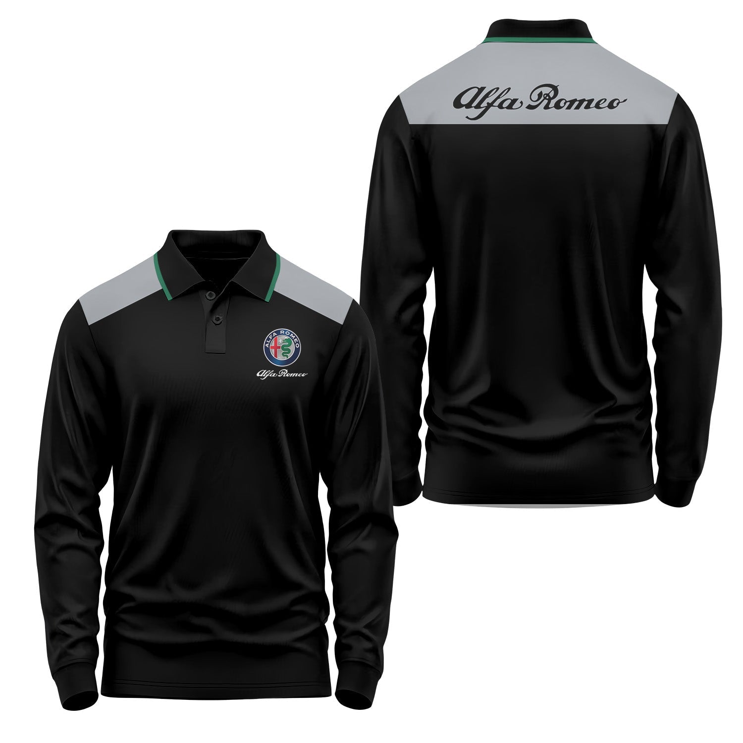 Alfa Romeo Long Sleeve Polo USPL662