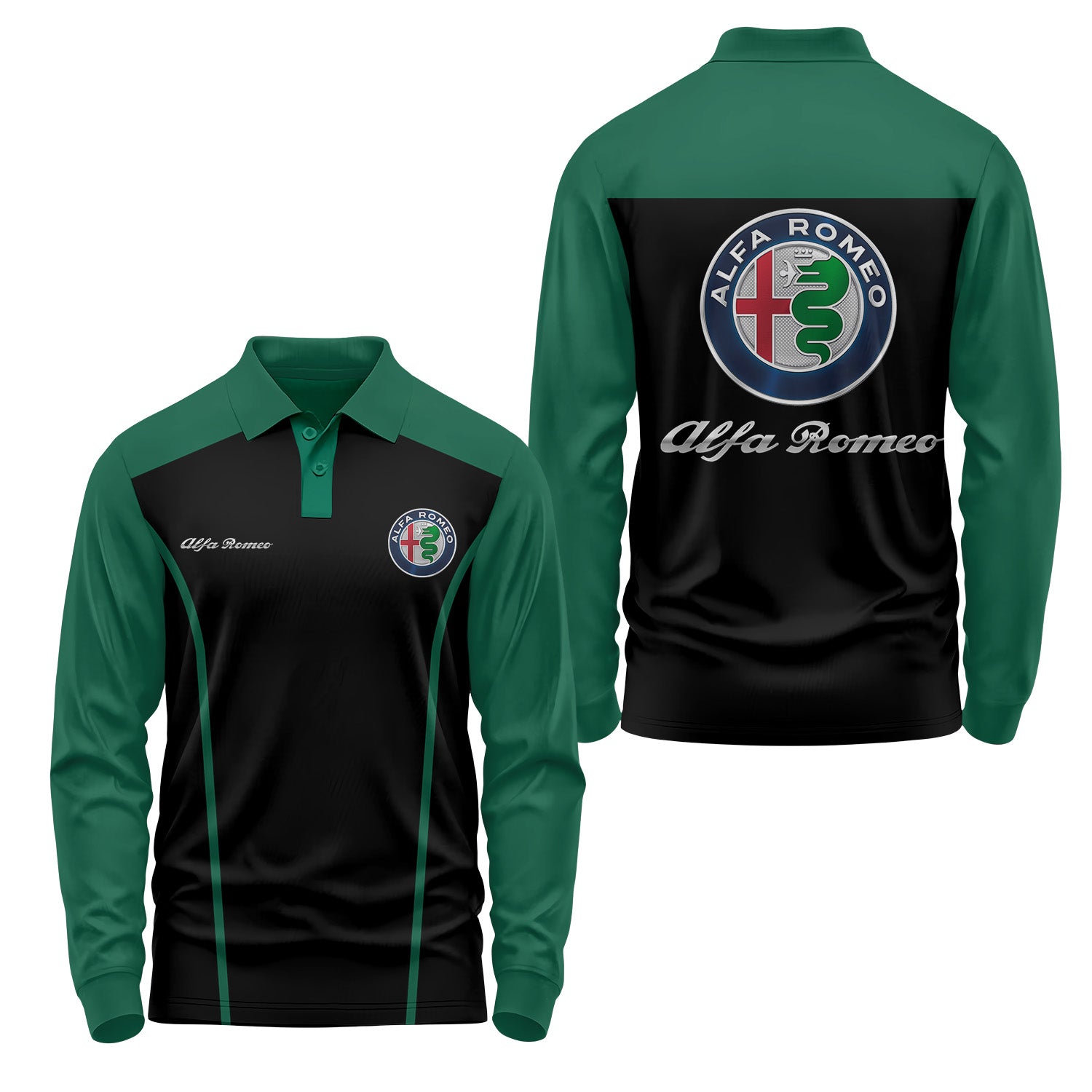 Alfa Romeo Long Sleeve Polo USPL652