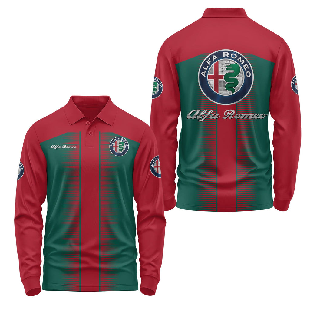 Alfa Romeo Long Sleeve Polo USPL633
