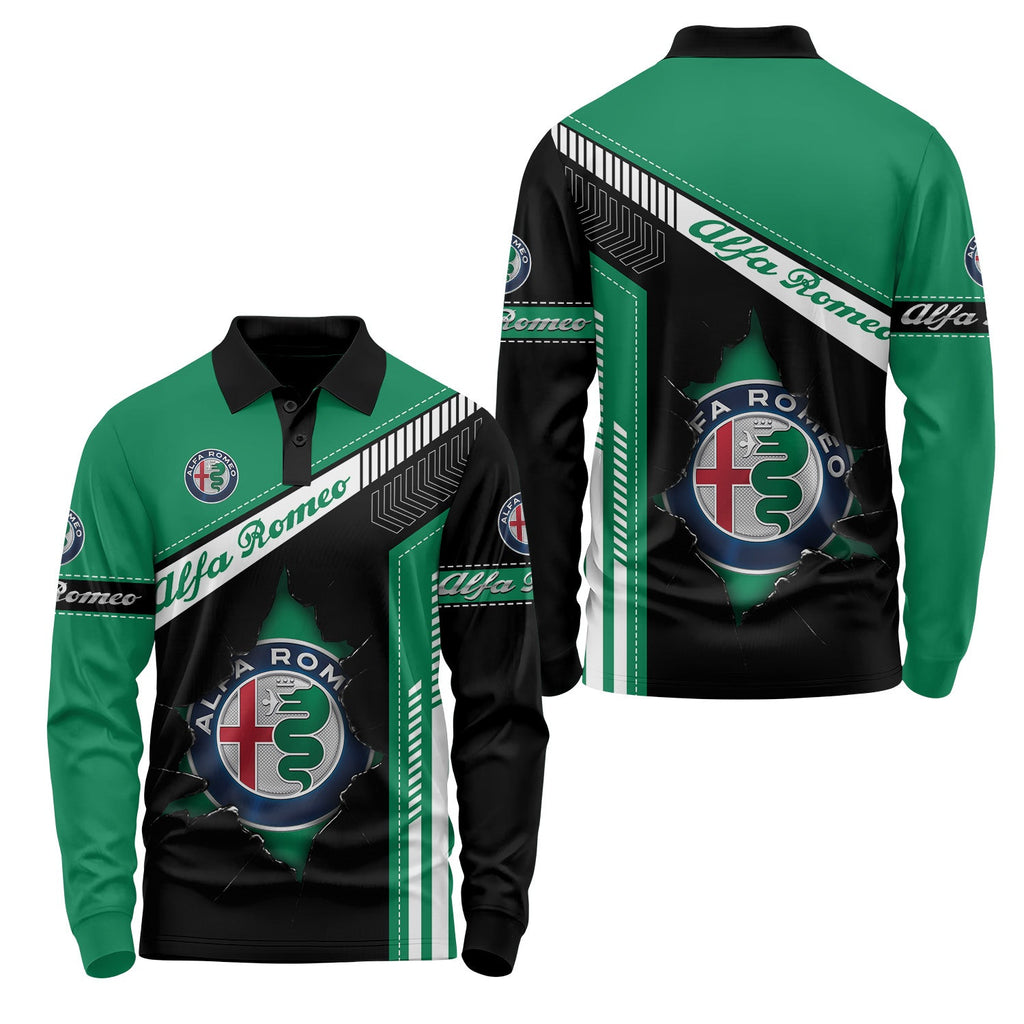 Alfa Romeo Long Sleeve Polo USPL626