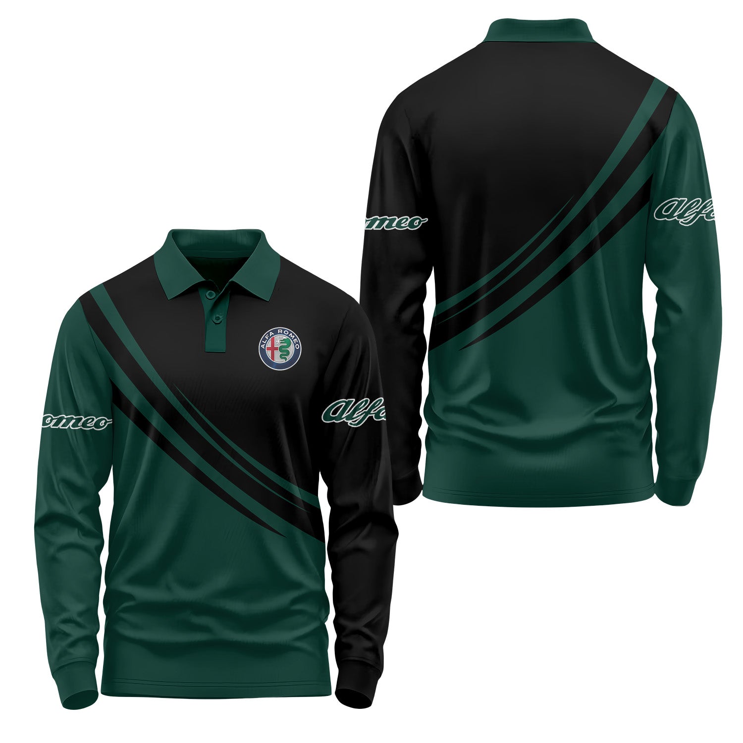Alfa Romeo Long Sleeve Polo USPL607