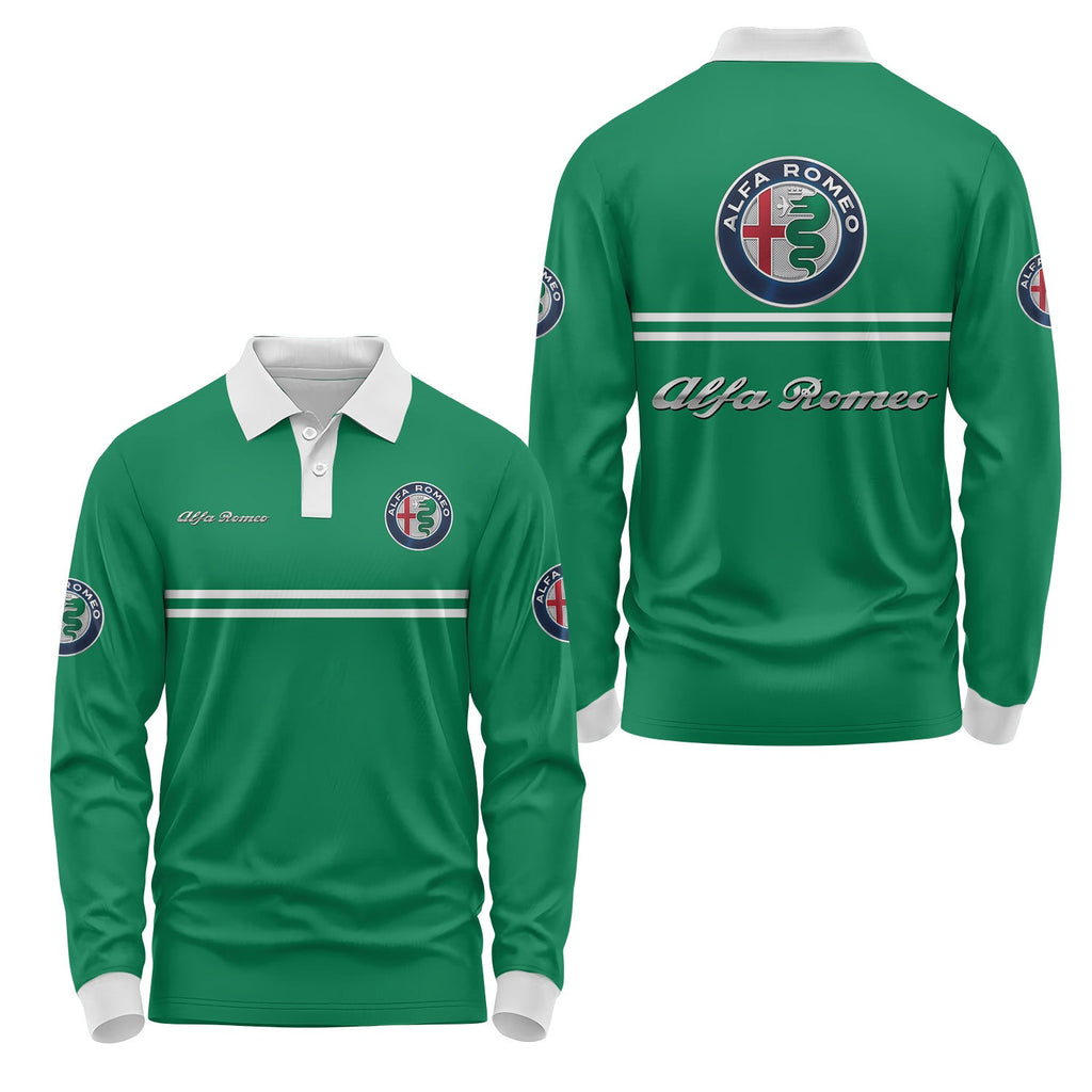 Alfa Romeo Long Sleeve Polo USPL609