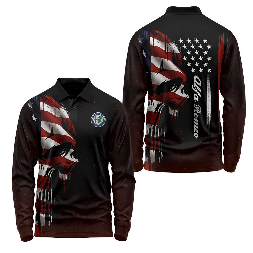 Alfa Romeo Long Sleeve Polo USPL615