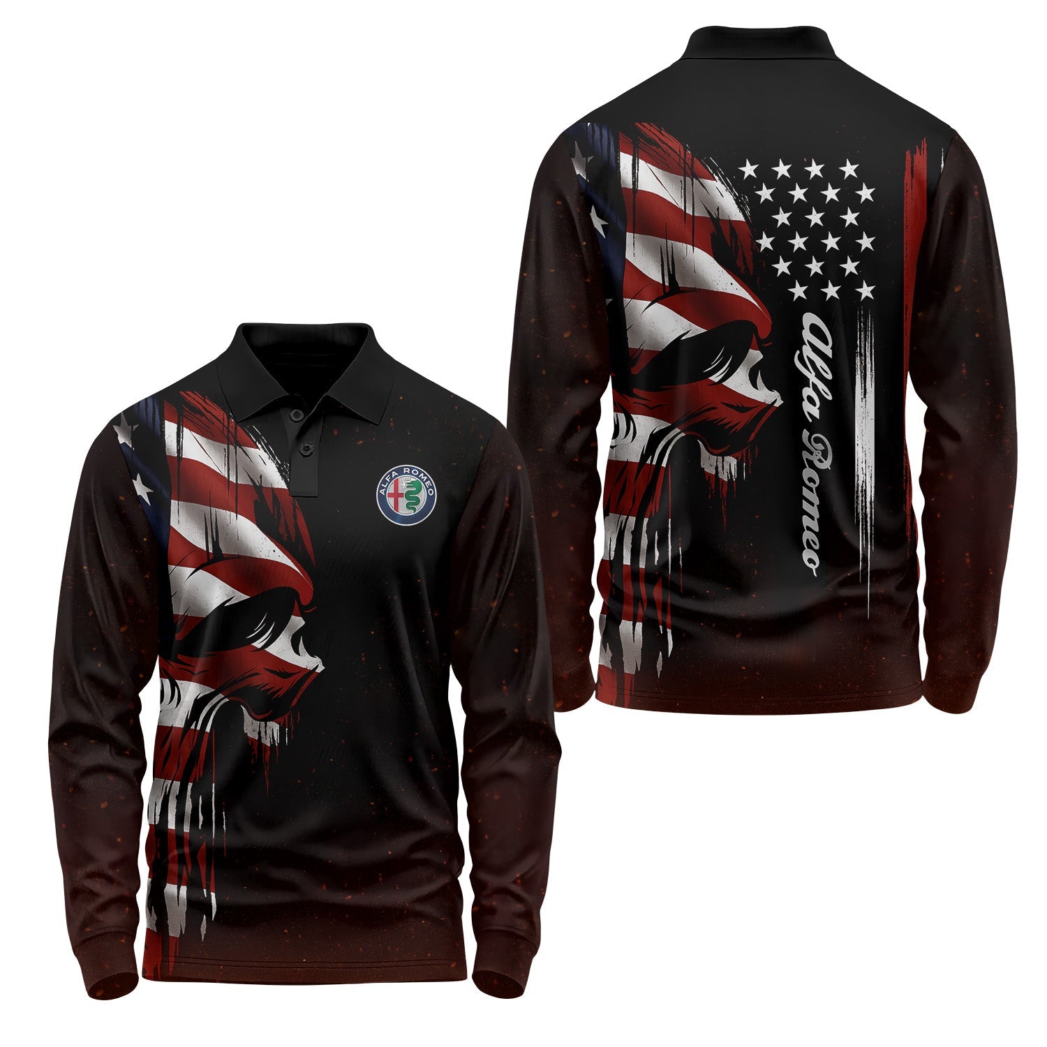 Alfa Romeo Long Sleeve Polo USPL615