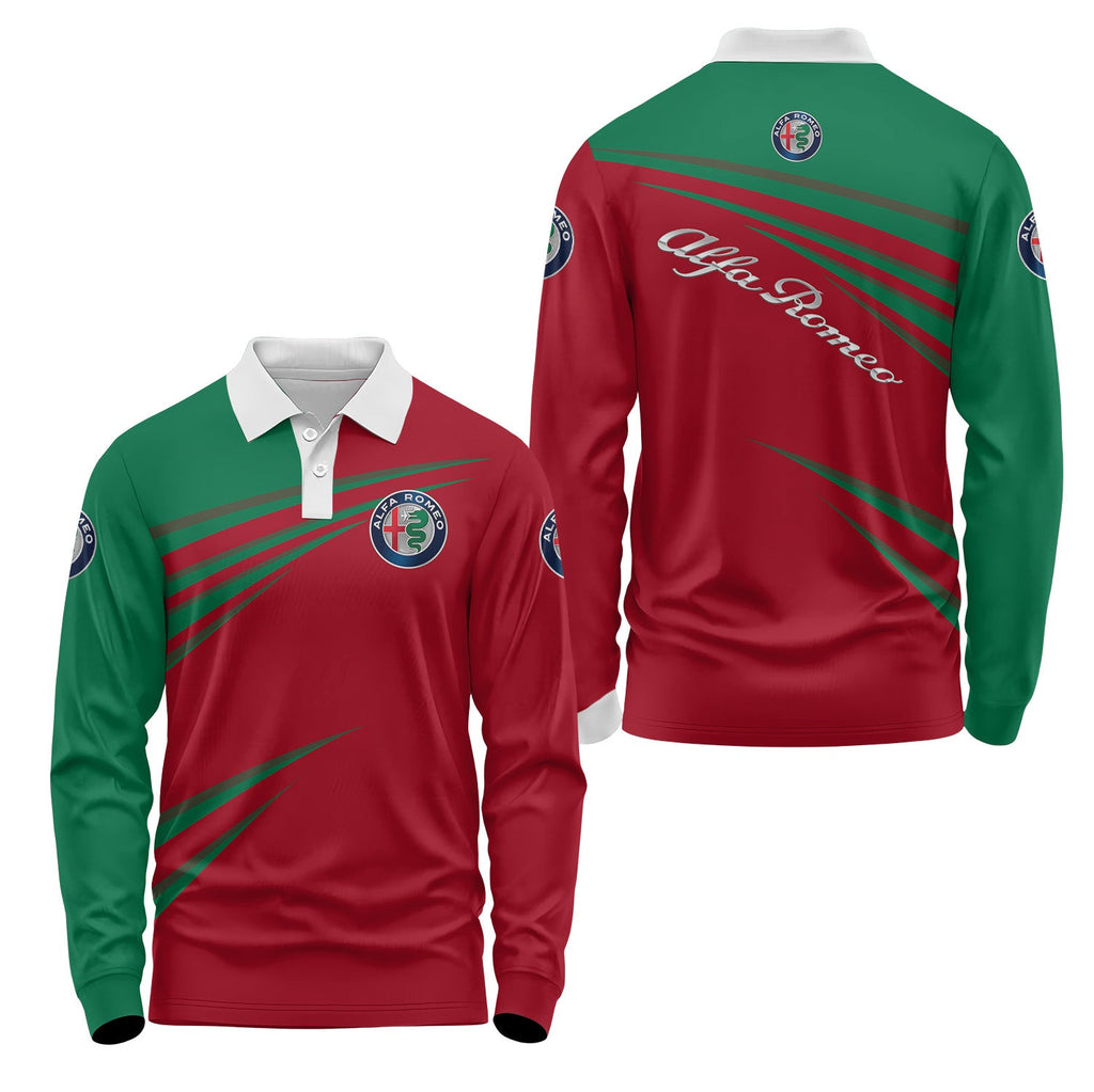 Alfa Romeo Long Sleeve Polo USPL623