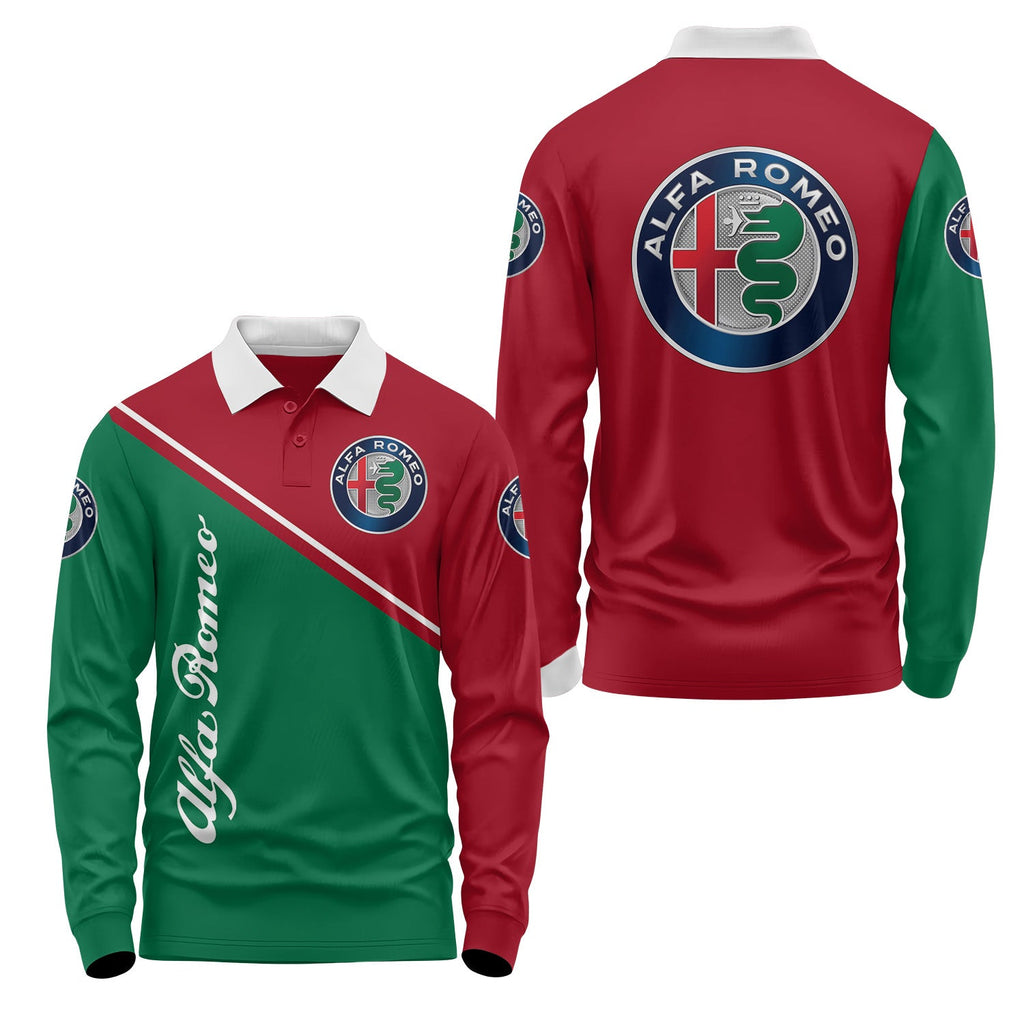 Alfa Romeo Long Sleeve Polo USPL620