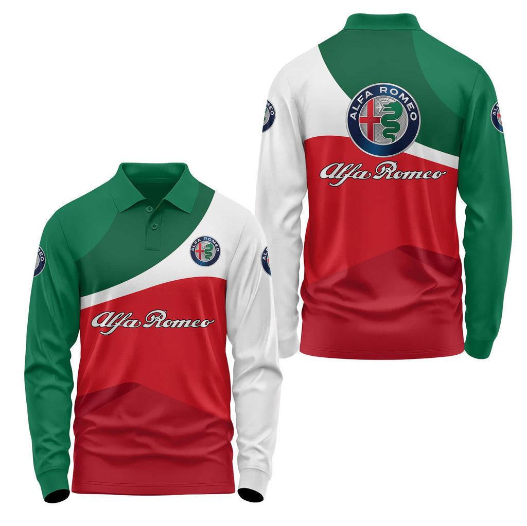 Alfa Romeo Long Sleeve Polo USPL619