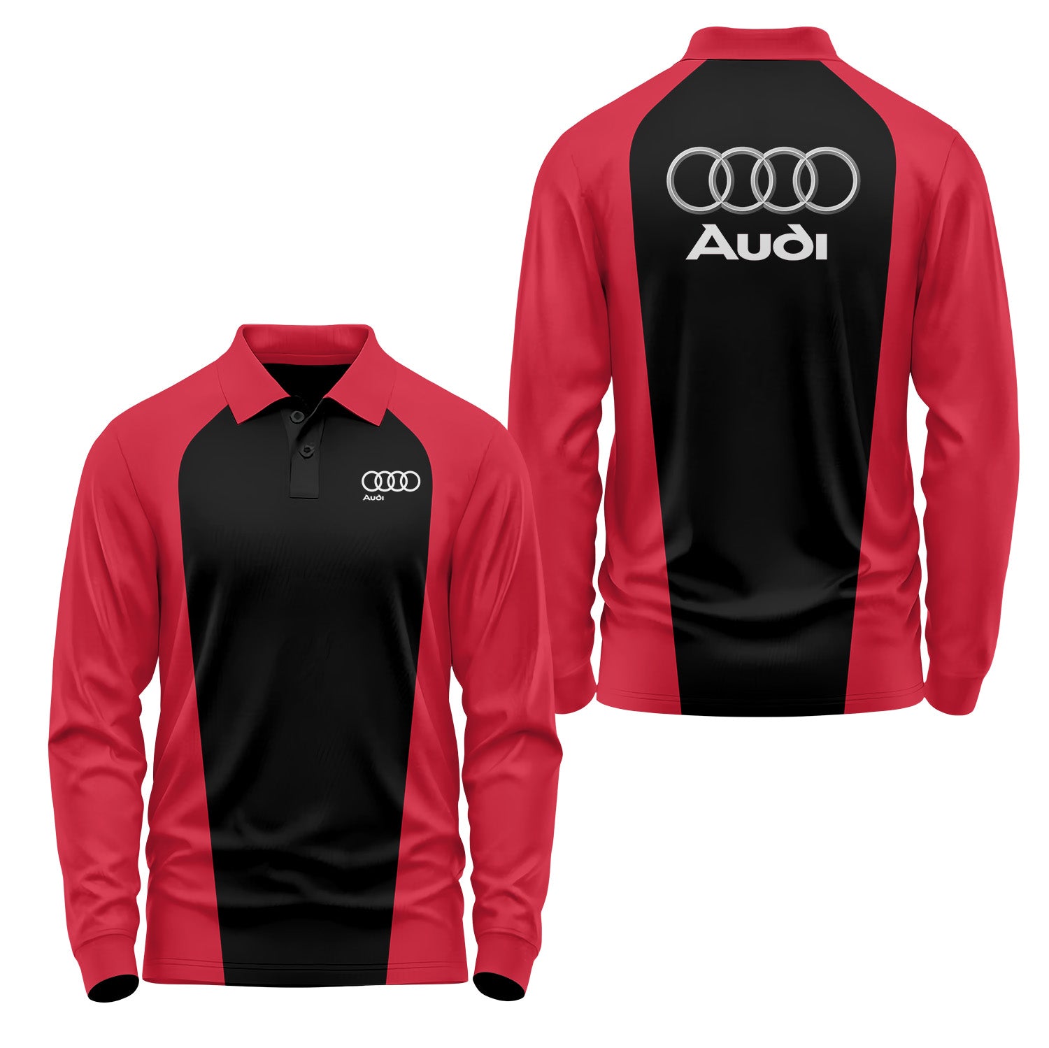 Audi Long Sleeve Polo USPL734
