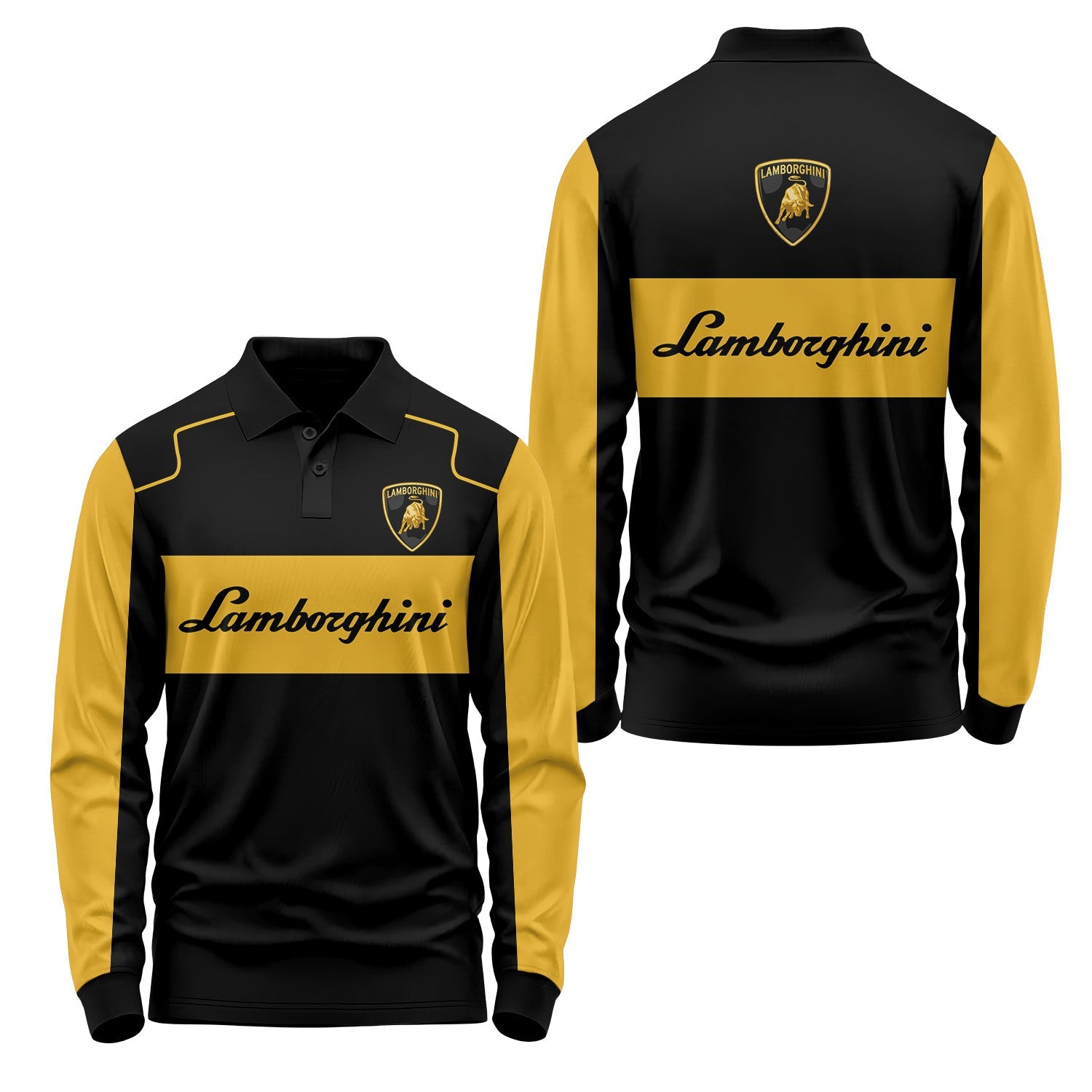 Lamborghini Long Sleeve Polo USPL712