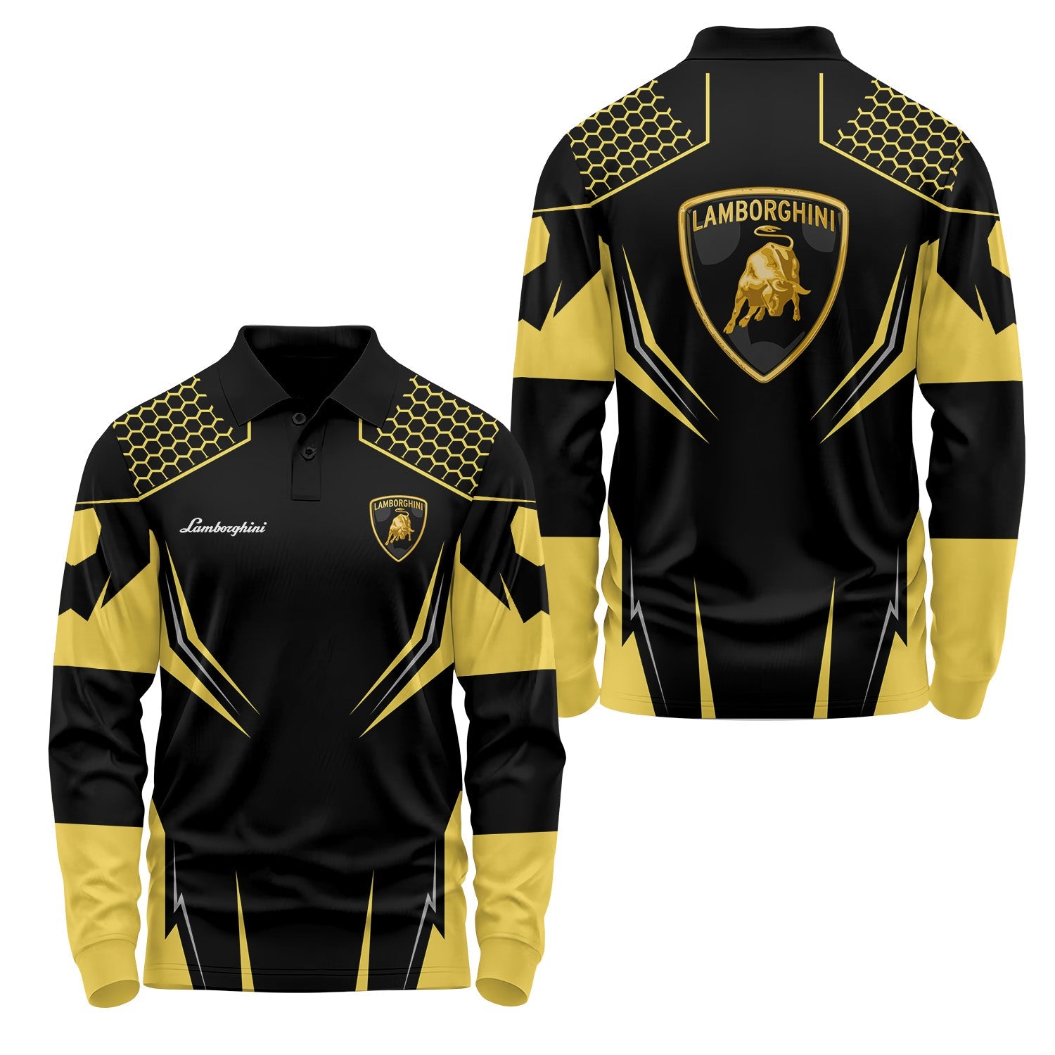 Lamborghini Long Sleeve Polo USPL697